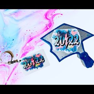 Graduation keychain and car fresheners